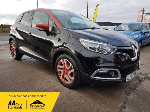 Renault Captur 1.5 dCi 90 Dynamique S MediaNav Energy 5dr Hatchback Diesel Black/orange