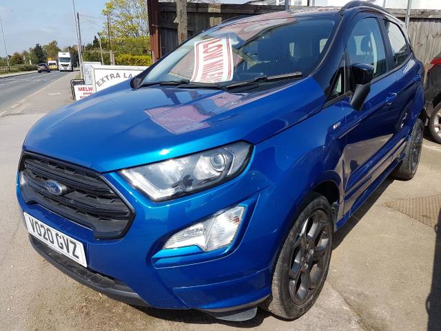 Ford Ecosport 1.0 EcoBoost 140 ST-Line 5dr Hatchback Petrol Blue